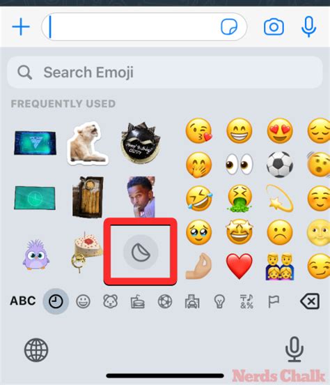 how to delete stickers on ios keyboard