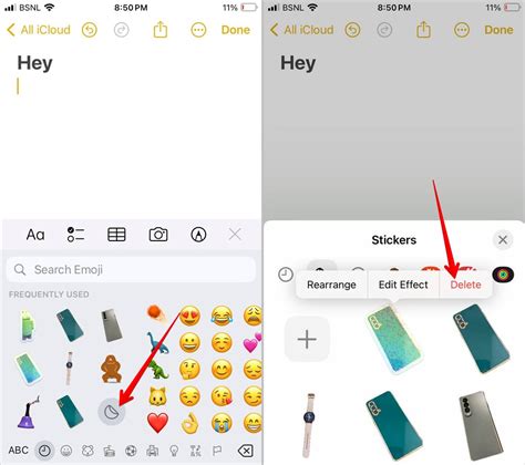how to delete stickers on iphone keyboard