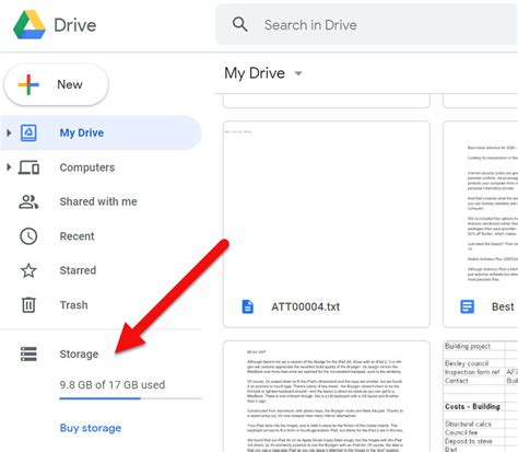 how to delete storage on google drive