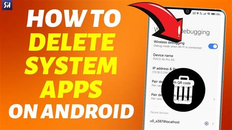 how to delete system apps on android with root