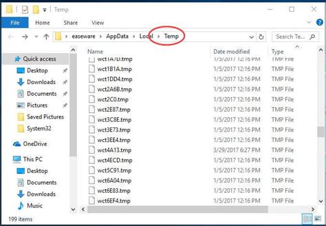 how to delete temp files from system