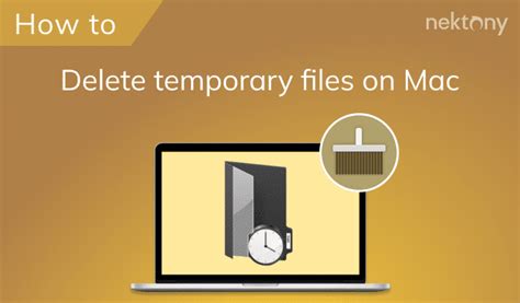 how to delete temp files in macbook