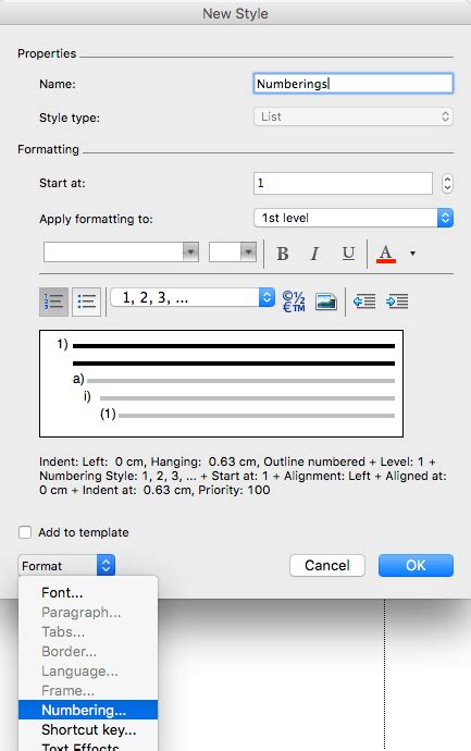 how to delete template in word mac