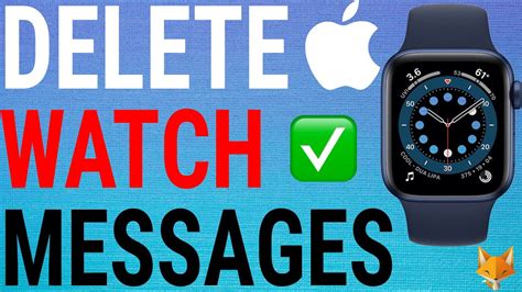 how to delete text messages on apple watch se