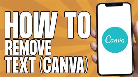 how to delete text on canva