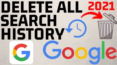 how to delete the history from google