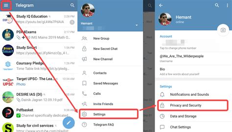 how to delete the telegram app