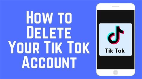 how to delete tiktok account without logging in to facebook