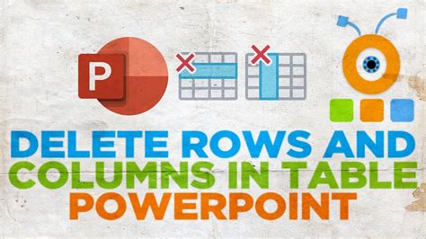 how to delete title column in powerpoint