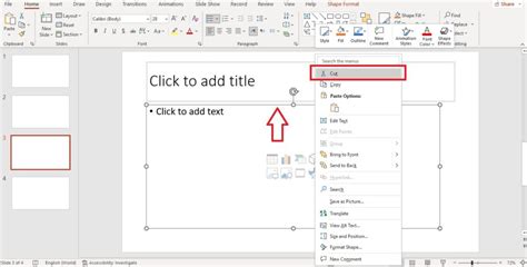how to delete title placeholder in powerpoint
