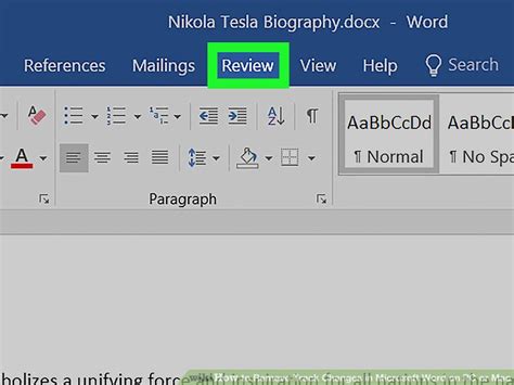 how to delete track changes in word mac