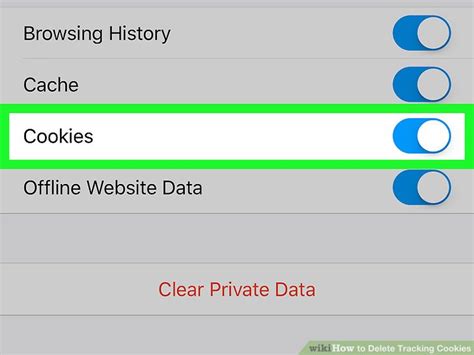 how to delete tracking on iphone