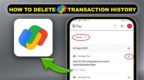 how to delete transaction history in google pay permanently