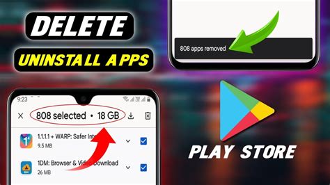 how to delete uninstalled apps from play store