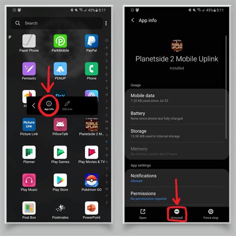 how to delete unnecessary apps on android