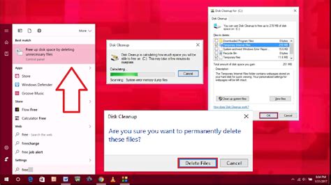 how to delete unnecessary storage on pc