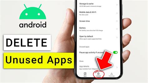 how to delete unused apps on my android phone