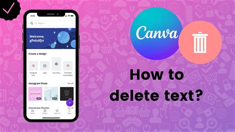 how to delete words in canva