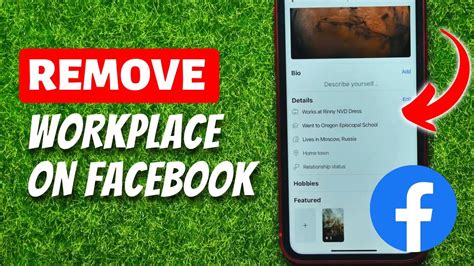 how to delete workplace on facebook on iphone
