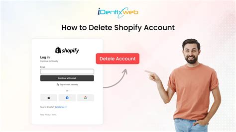 how to delete your account on shopify