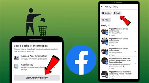 how to delete your activity on facebook