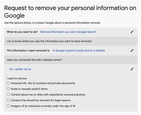 how to delete your details from google