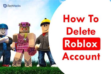 how to delete your roblox account on pc