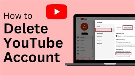 how to delete youtube account on tablet