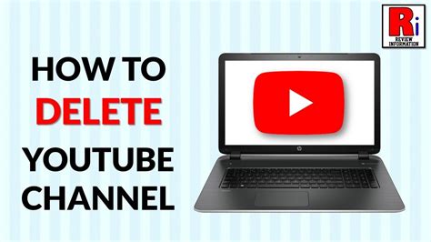 how to delete youtube channel on computer