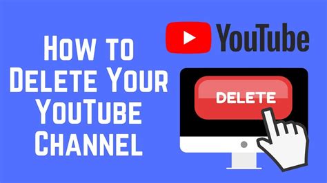 how to delete youtube channel on desktop