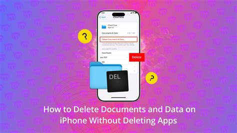 how to delete youtube documents and data on iphone without deleting app