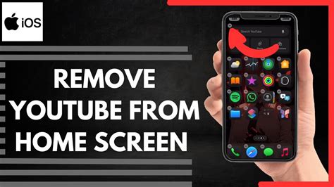 how to delete youtube from iphone