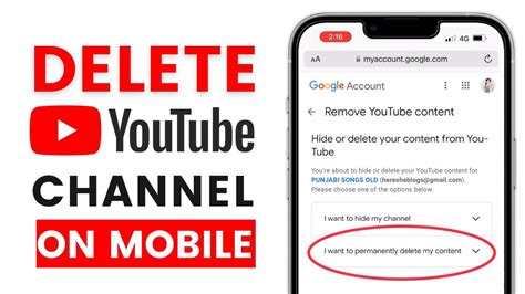 how to delete youtube on iphone