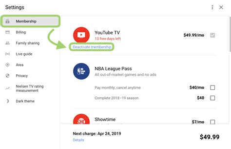how to delete youtube subscriptions on your tv