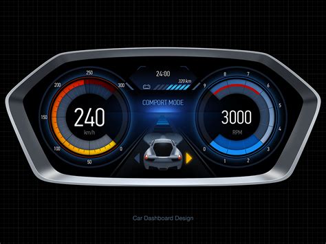 how to design car dashboard