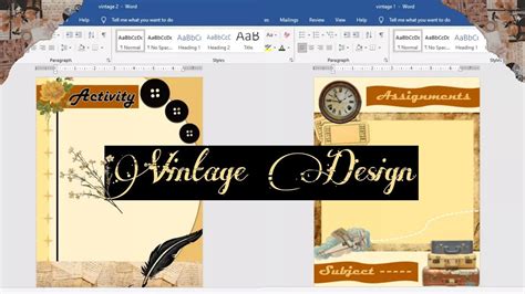 how to design microsoft word