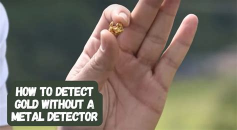 how to detect gold with phone