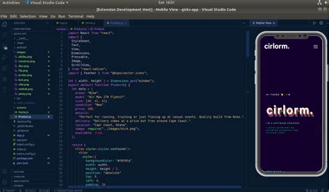 how to develop android app in visual studio code