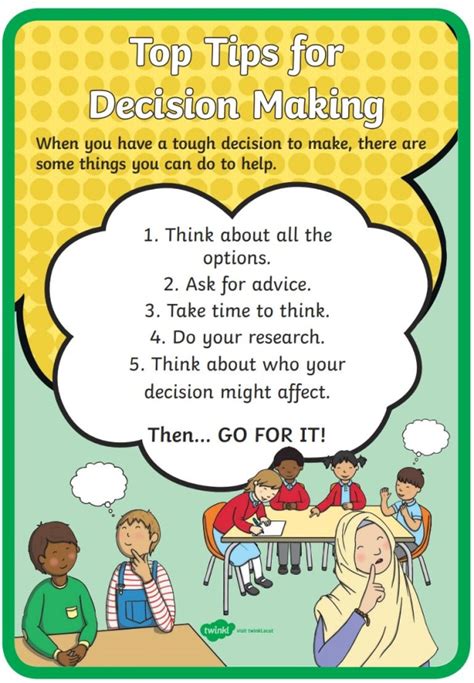 how to develop decision making skills in students