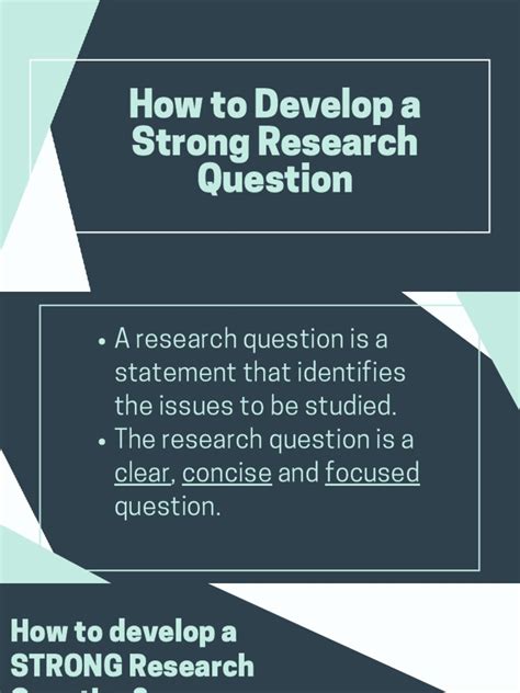 how to develop research questions pdf