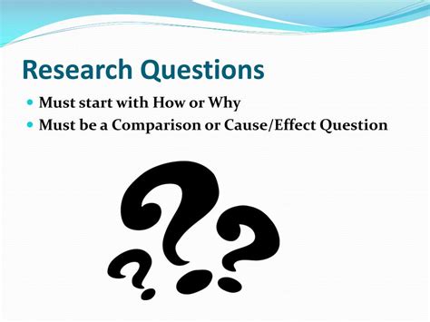 how to develop research questions ppt
