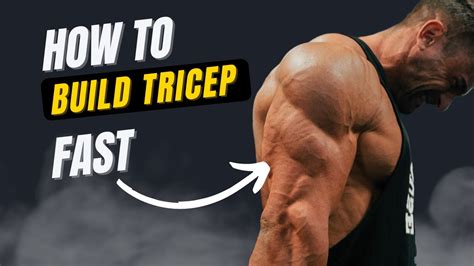 how to develop triceps fast
