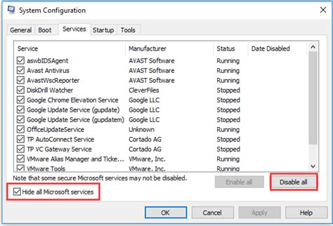 how to disable all background processes windows 10