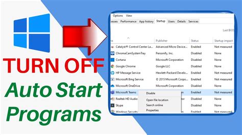 how to disable auto open apps on windows 10