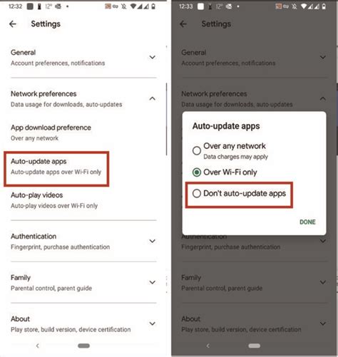 how to disable auto update apps on android