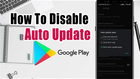how to disable automatic updates in google play store
