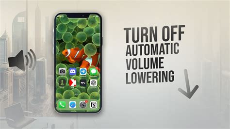 how to disable automatic volume lowering iphone