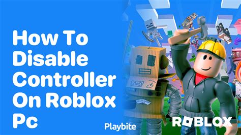 how to disable controller on roblox pc