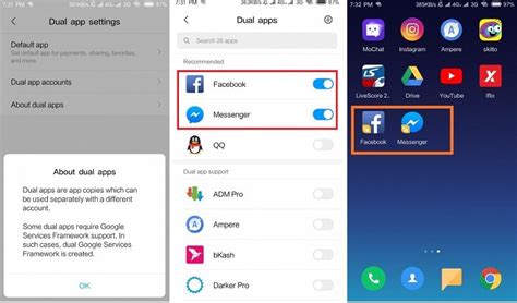 how to disable dual messenger from android setting