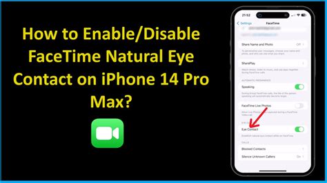 how to disable facetime on iphone 14
